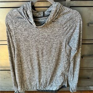 Athleta long sleeve, lightweight sweatshirt with hood. Quick dry material size S